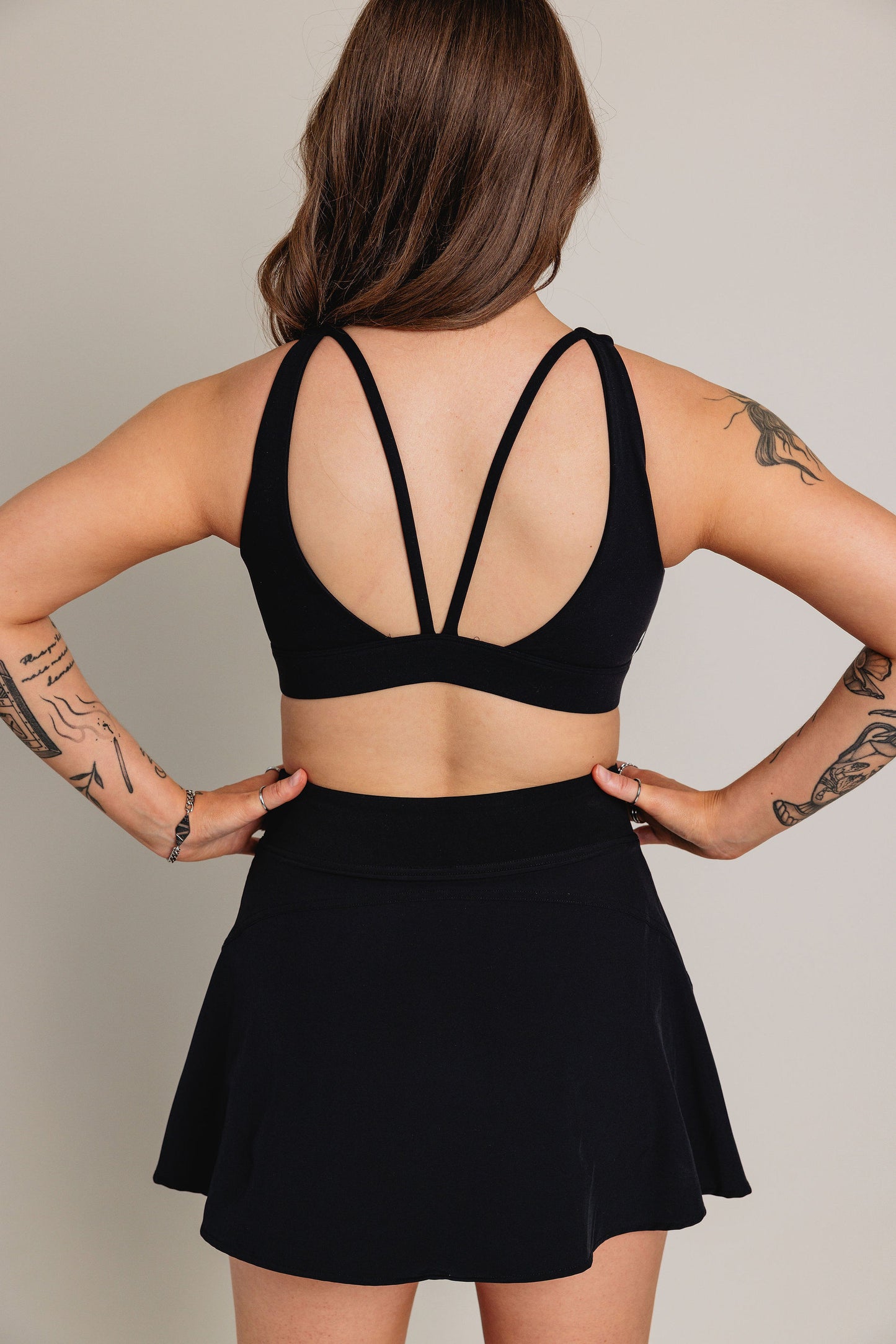 Jupe short [poche] APRIL - Noir