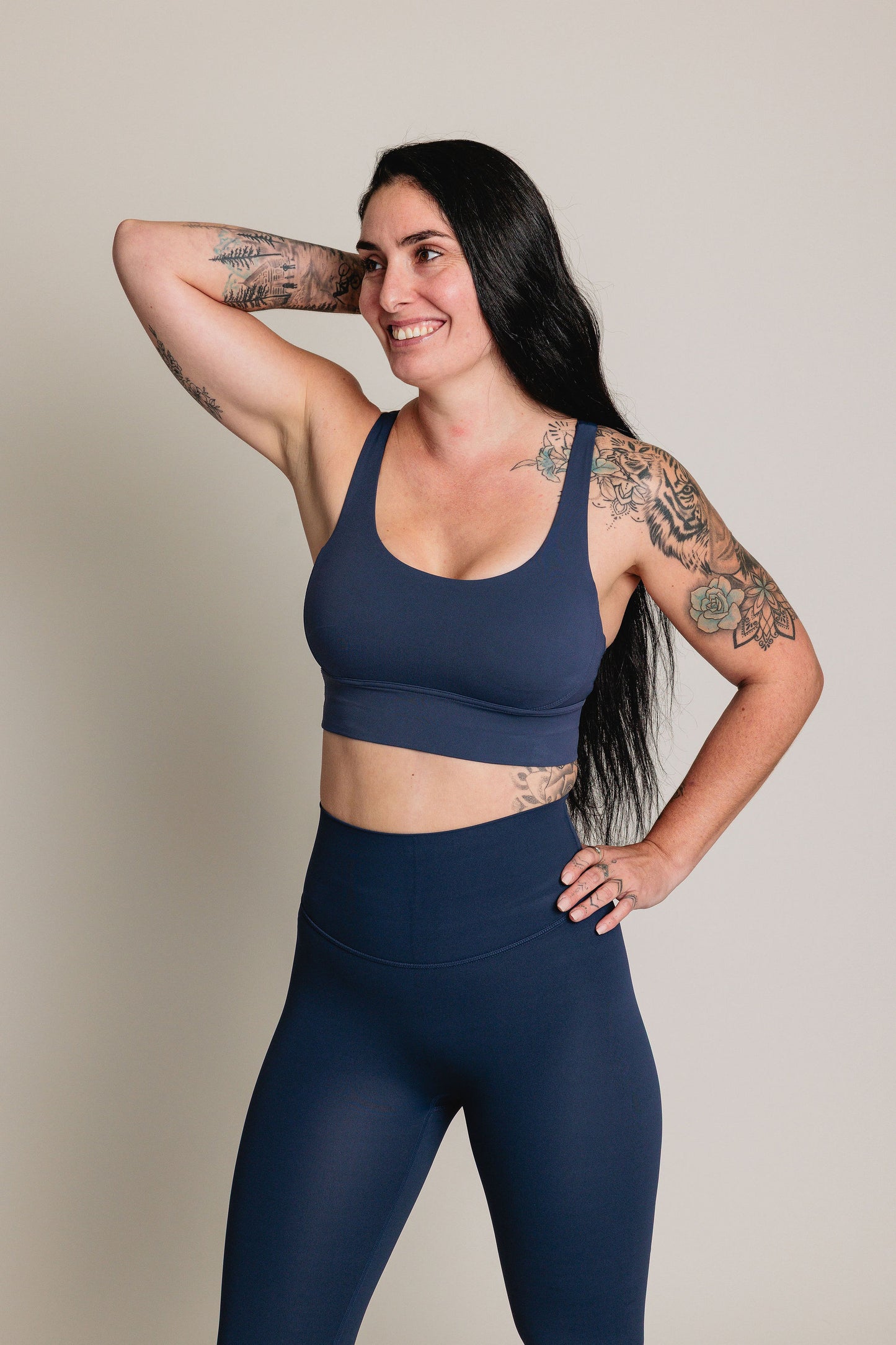 Legging BUILD FOR HER - Navy