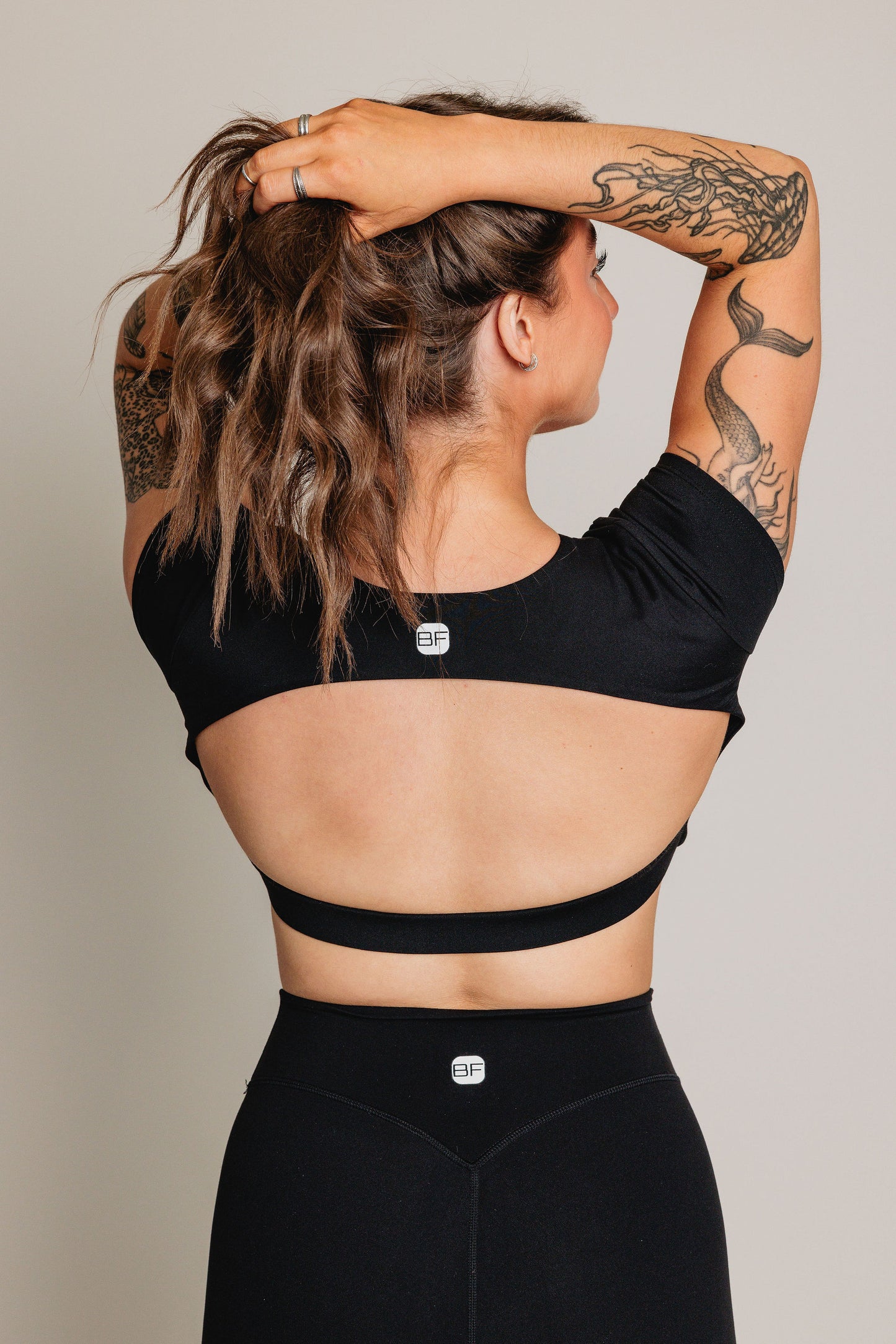 Top court d'entraînement EQUILIBRE - Noir