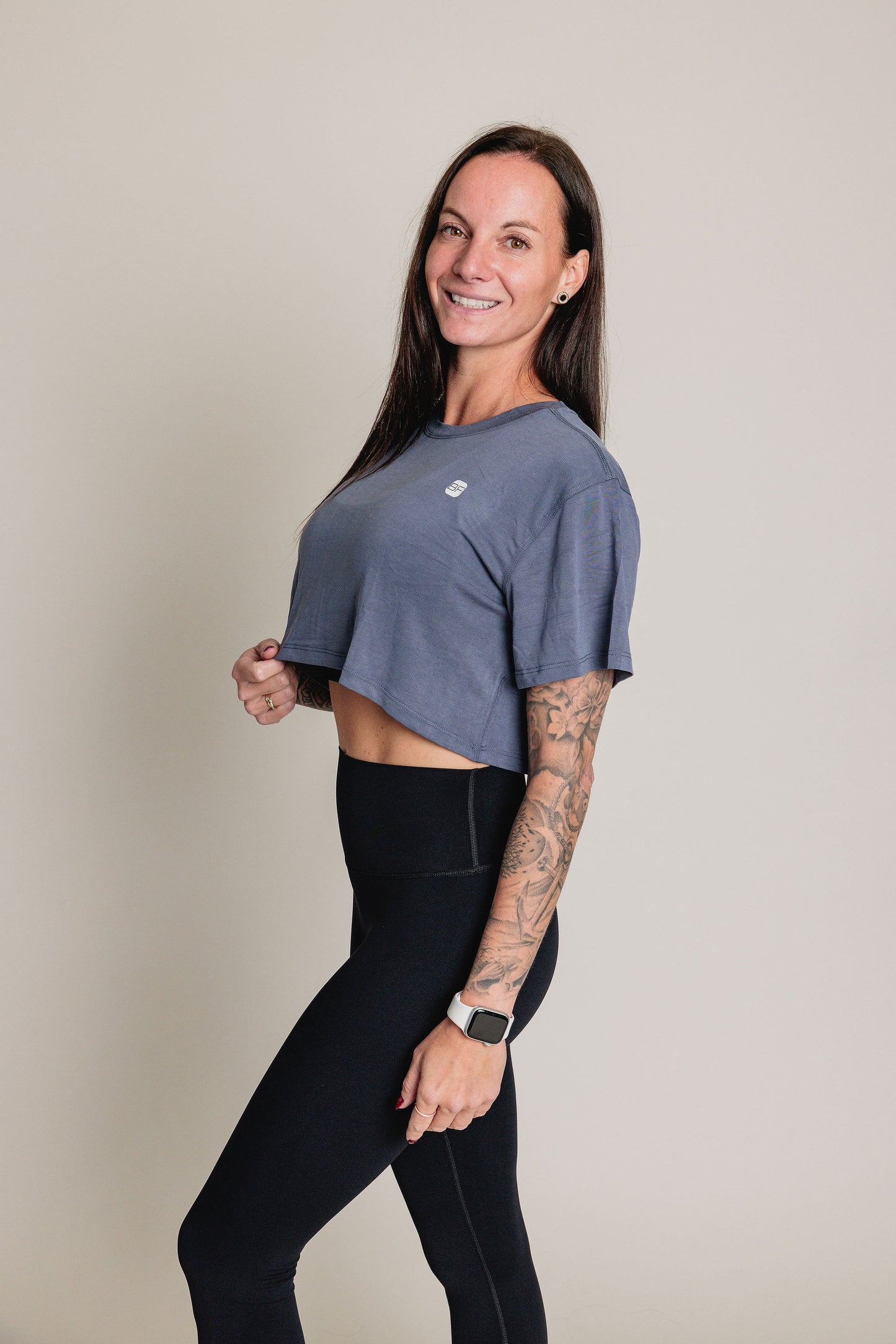 Chandail manches courtes SWEAT UP - Bleu Tempête