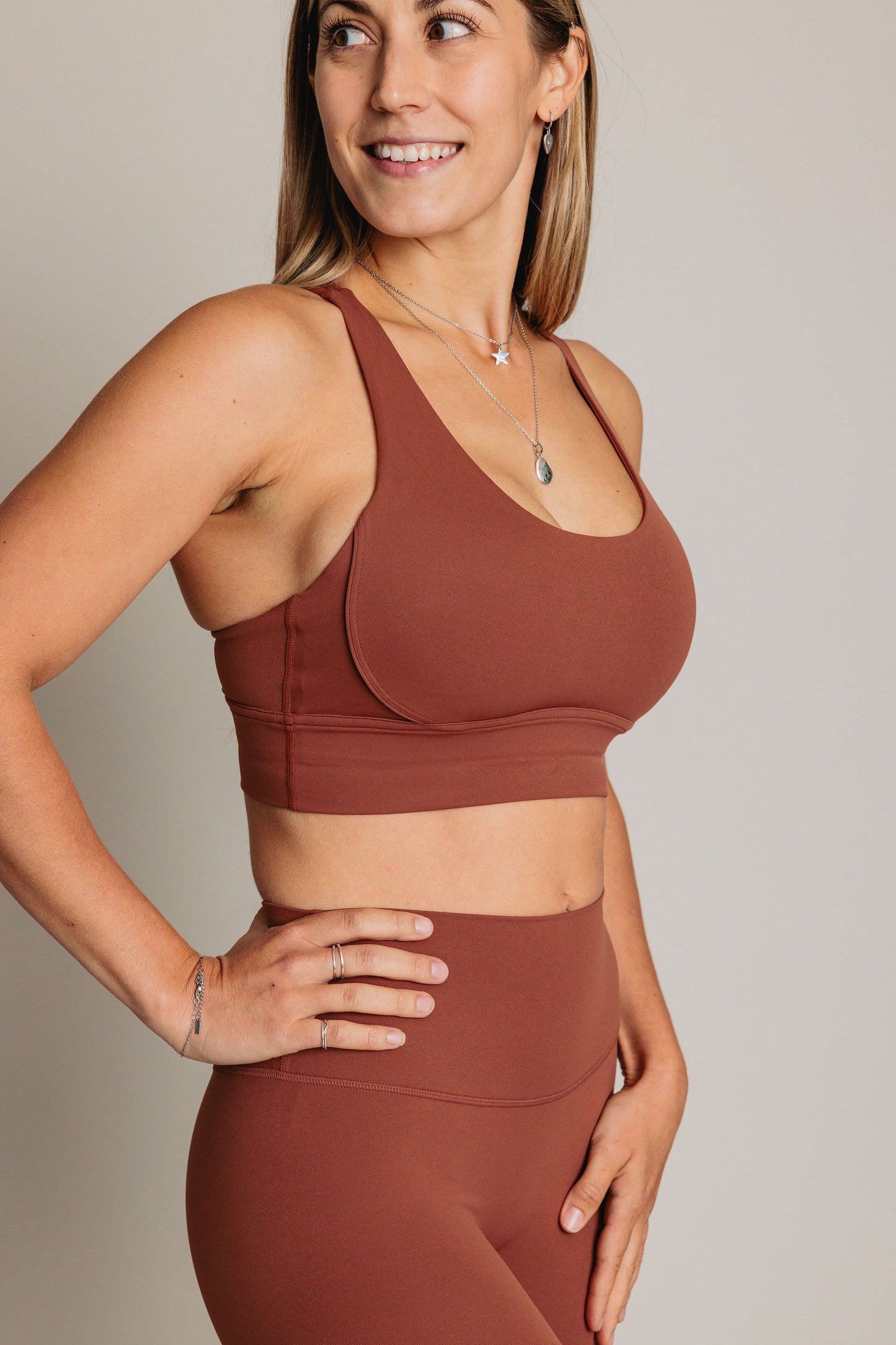 Soutien-Gorge Sport LA ELLEVA - Cuivre