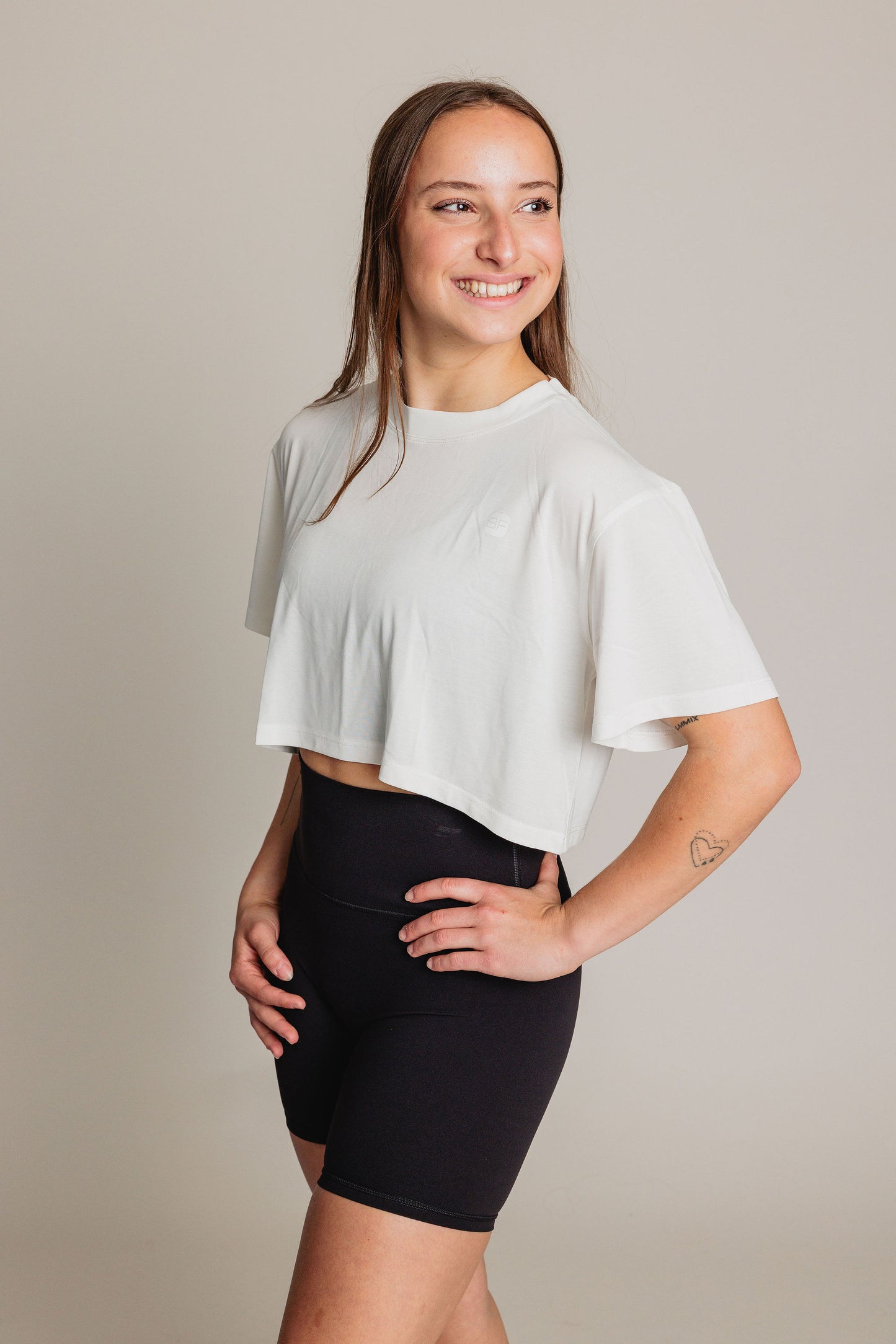 Chandail manches courtes SWEAT UP - Blanc