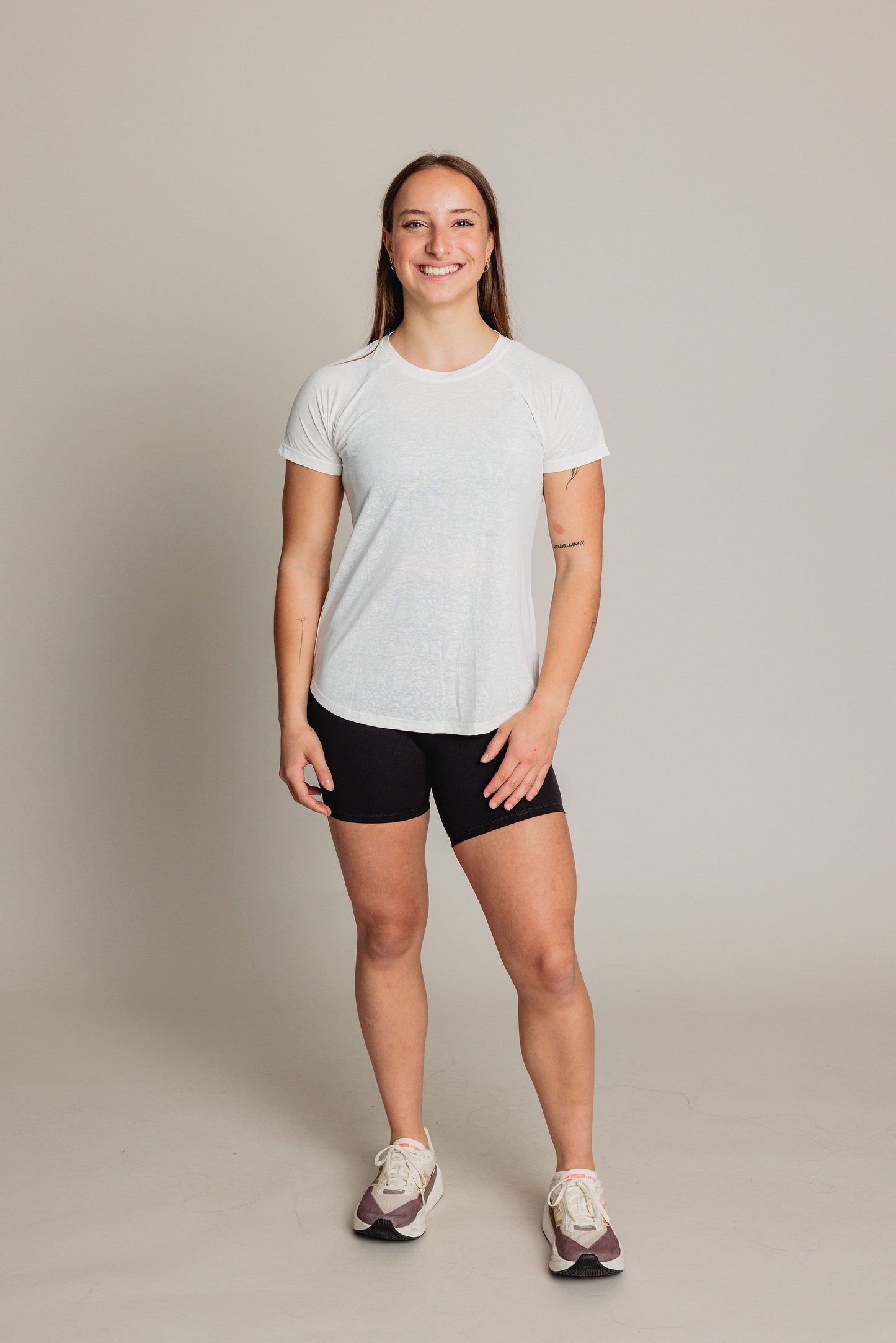 Chandail manches courtes FIERCE - Blanc