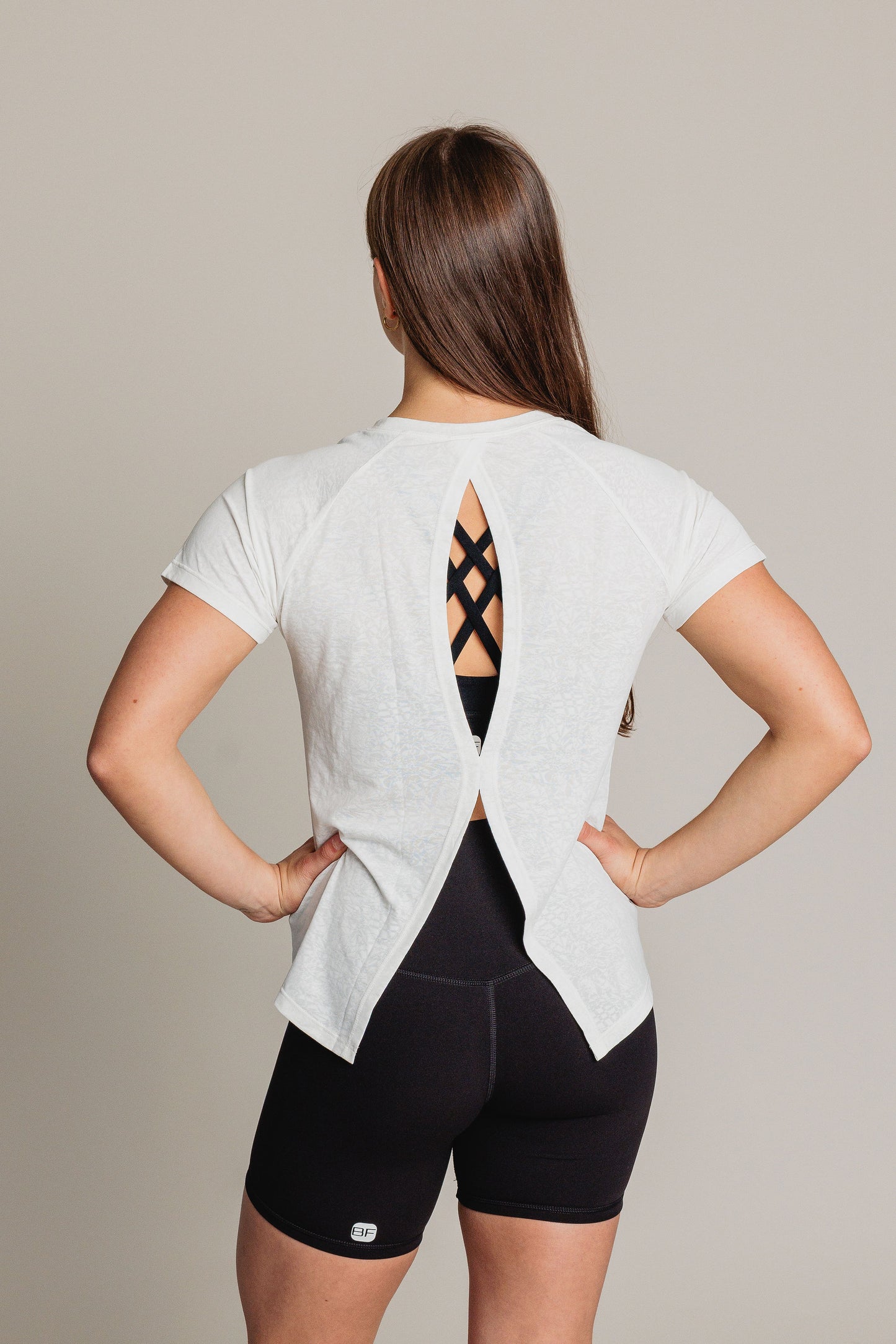 Chandail manches courtes FIERCE - Blanc