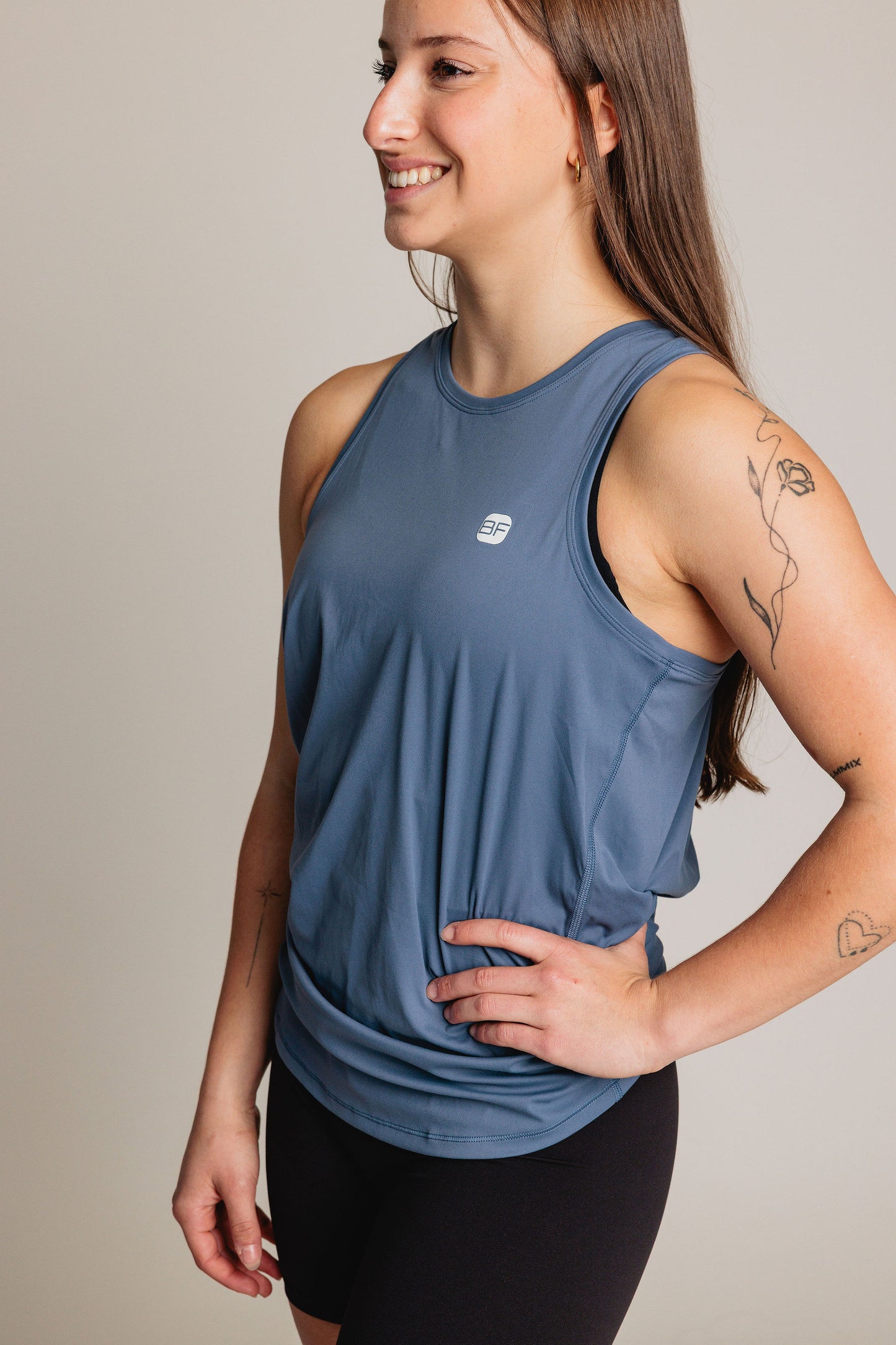 Camisole LA CRÉATIVE - Bleu Tempête