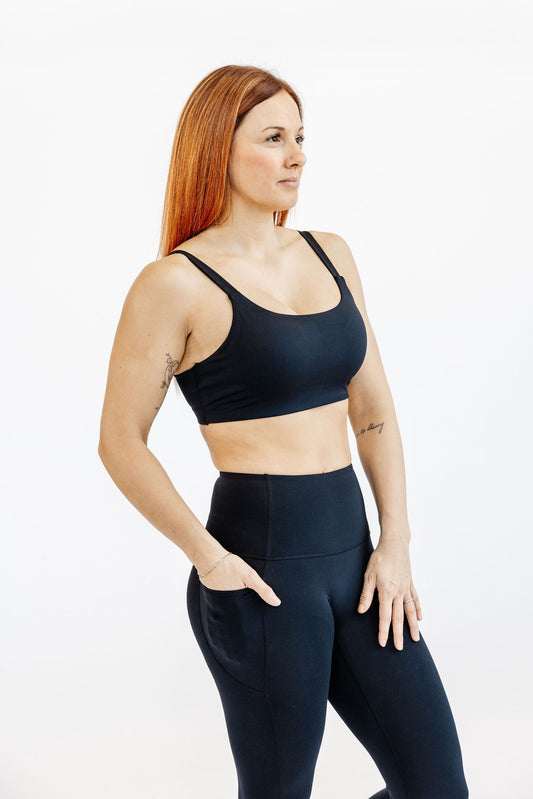 Soutien-gorge de sport LE FIT TOP -  Noir