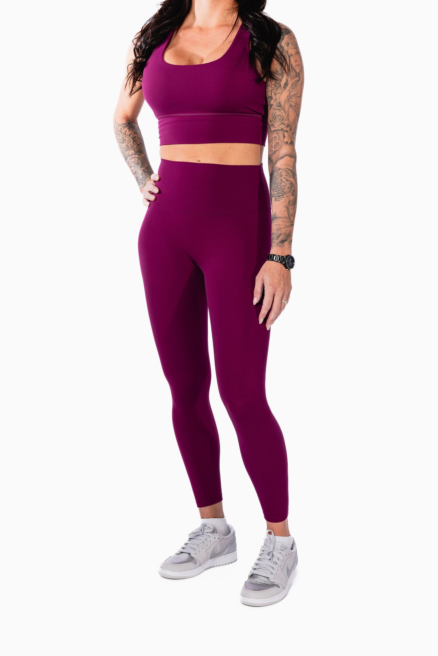 Legging RIDER - Aubergine