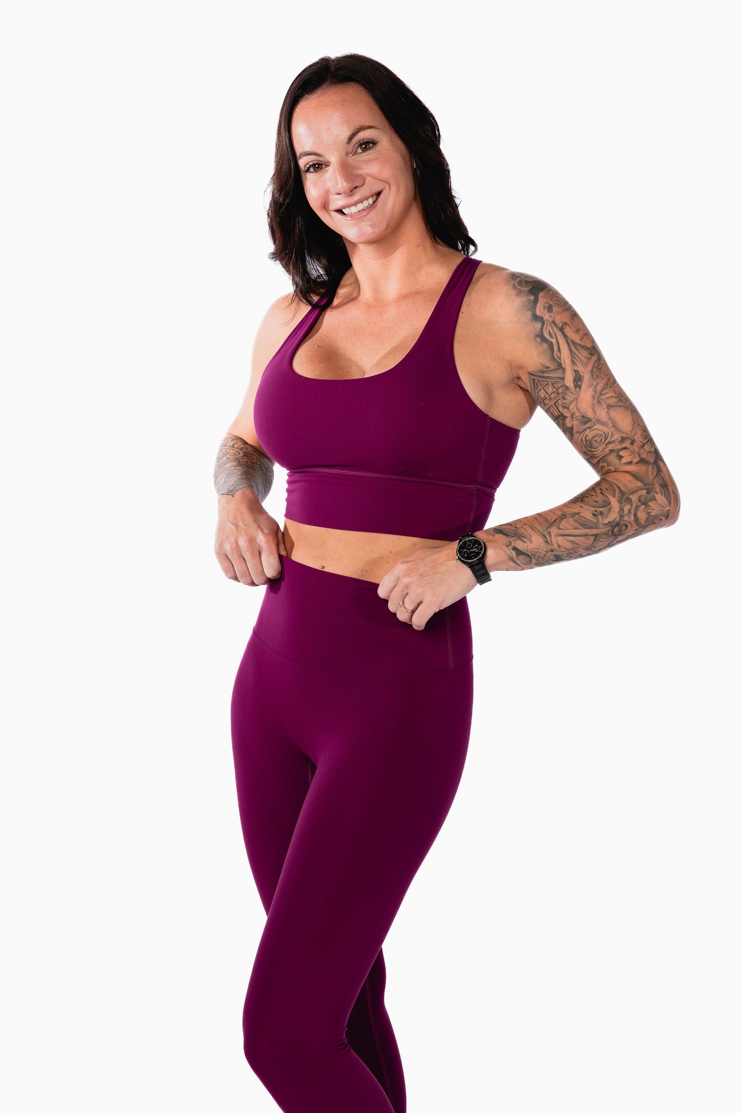Soutien-Gorge Sport RIDER - Aubergine