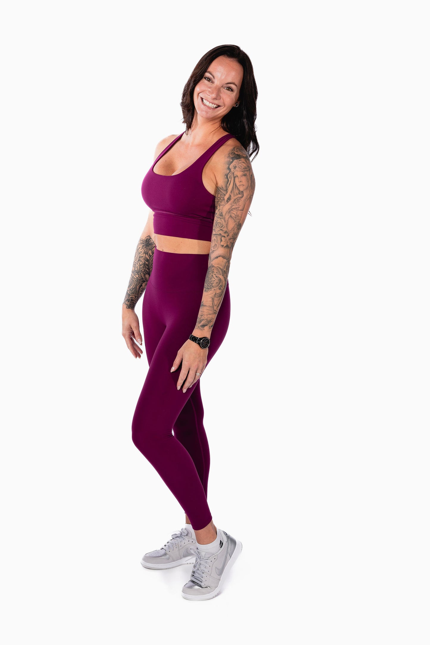 Legging RIDER - Aubergine
