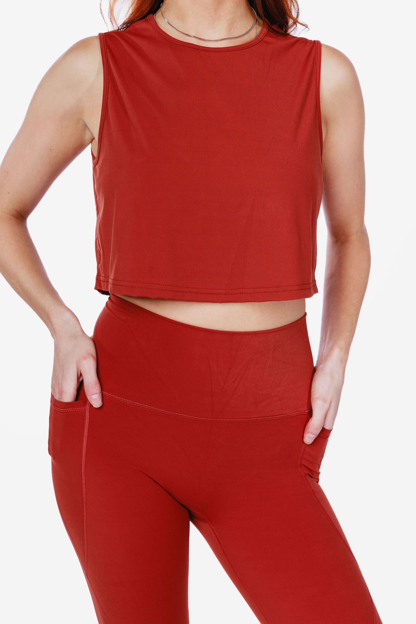 Camisole écourtée SPRINT - Dark Cuivre