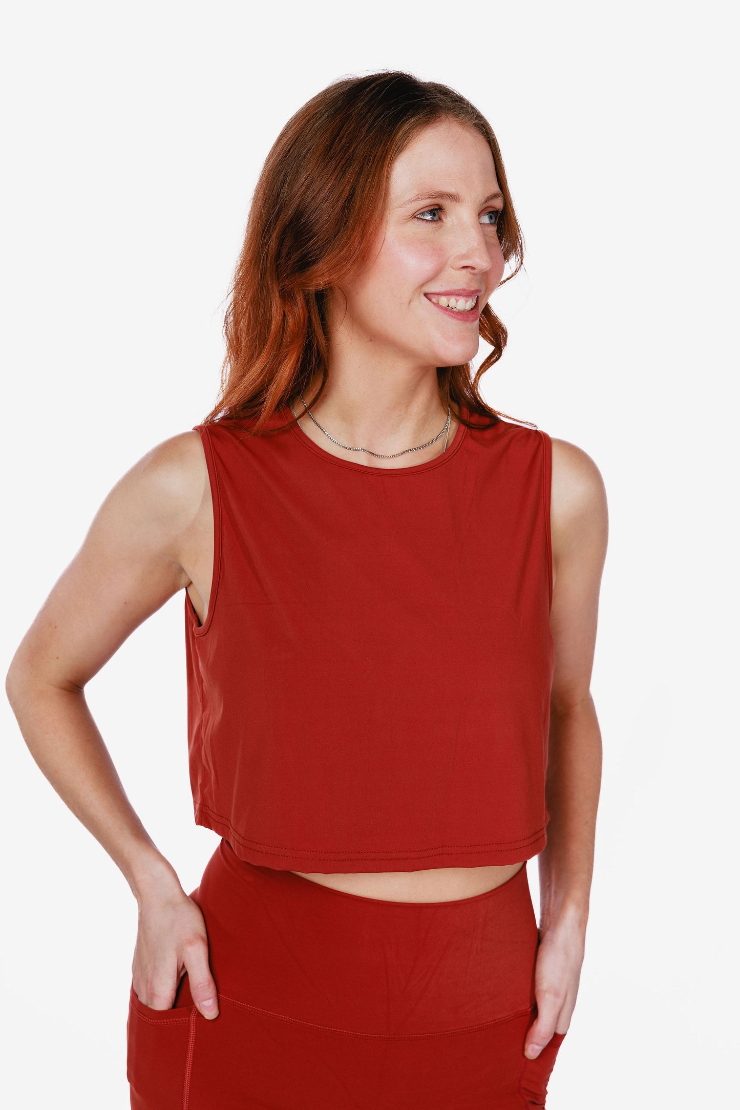 Camisole écourtée SPRINT - Dark Cuivre