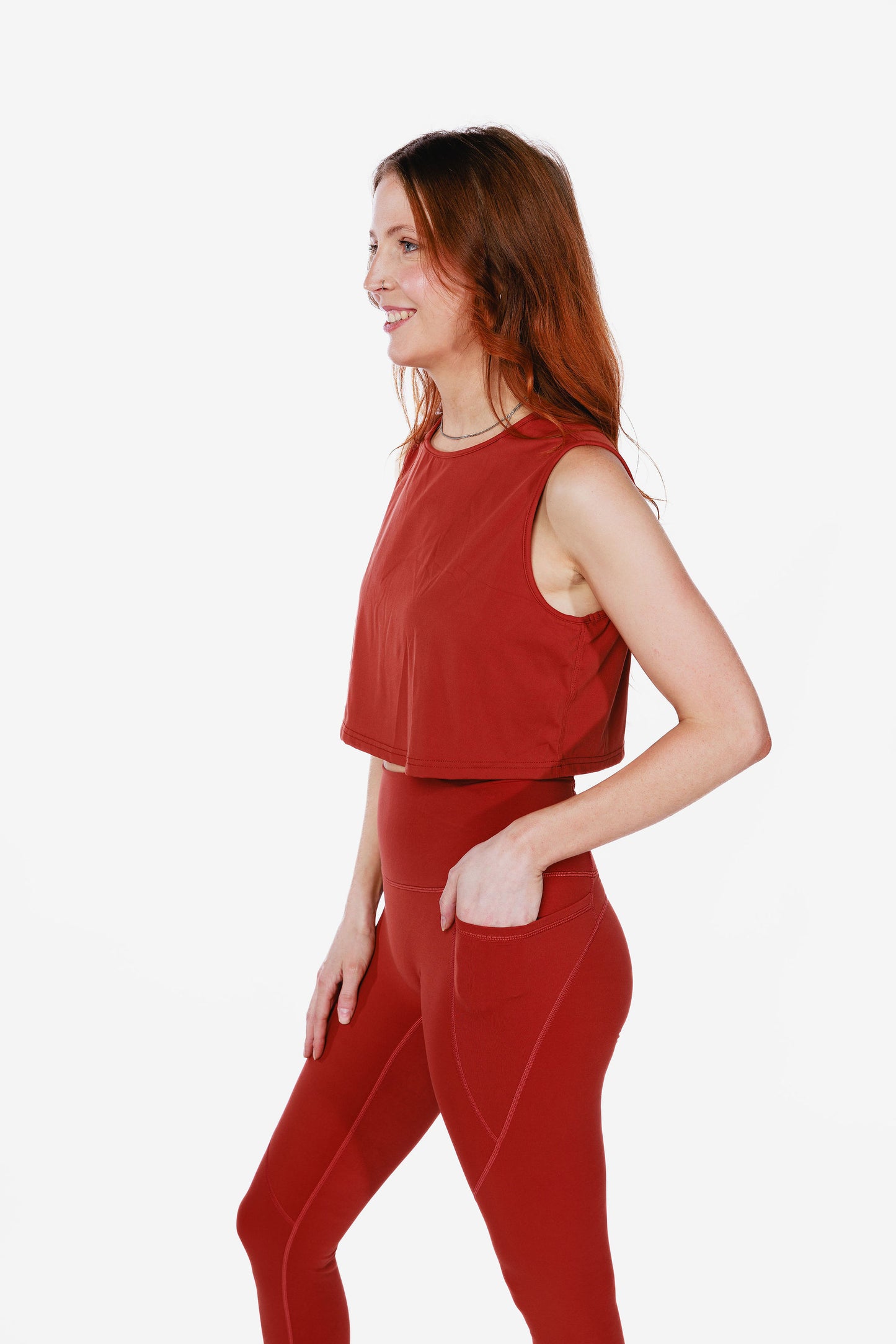 Camisole écourtée SPRINT - Dark Cuivre