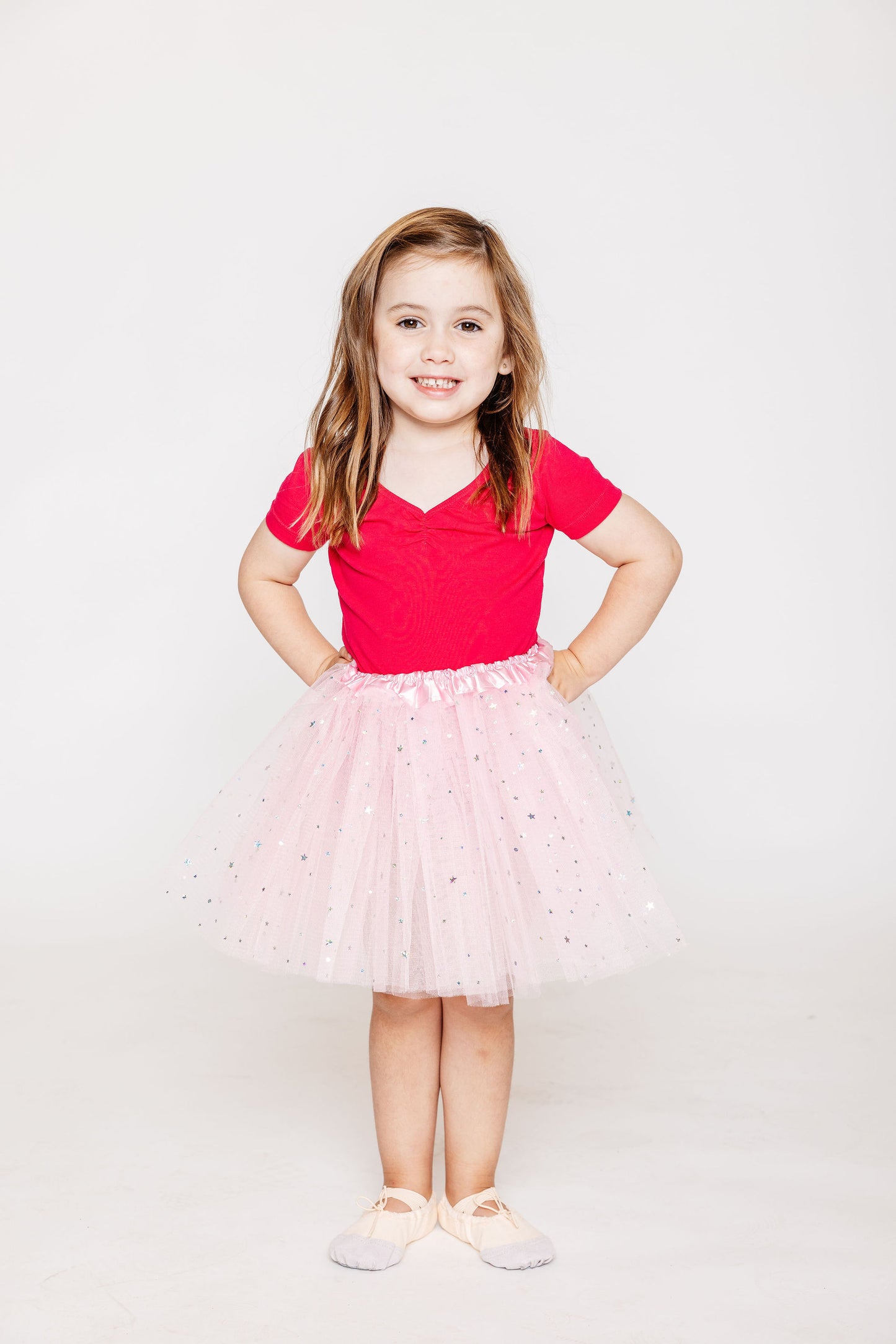 Tutu Enfant Rose Pâle Étoiles - Dreamy