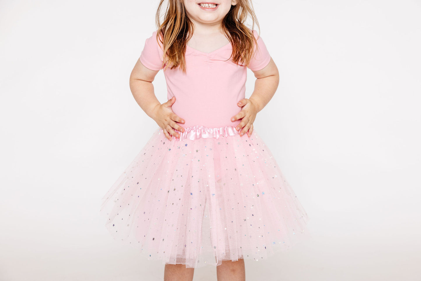 Tutu Enfant Rose Pâle Étoiles - Dreamy