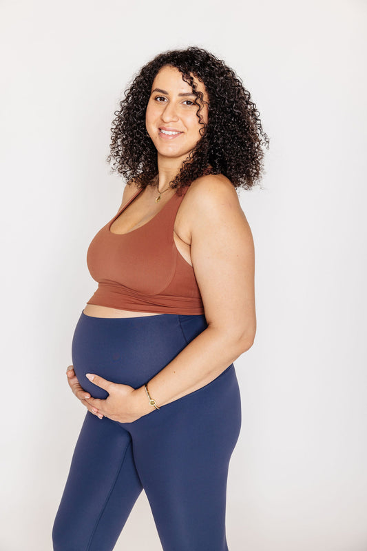 Legging maternité GLOW BUMP - Navy