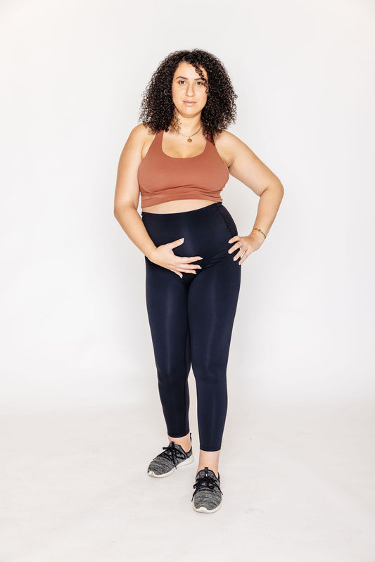 Legging maternité GLOW BUMP - Noir