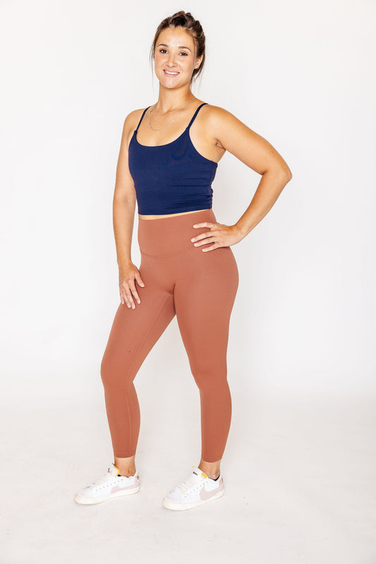 Camisole crop avec soutien intégré MOVE IT - Navy