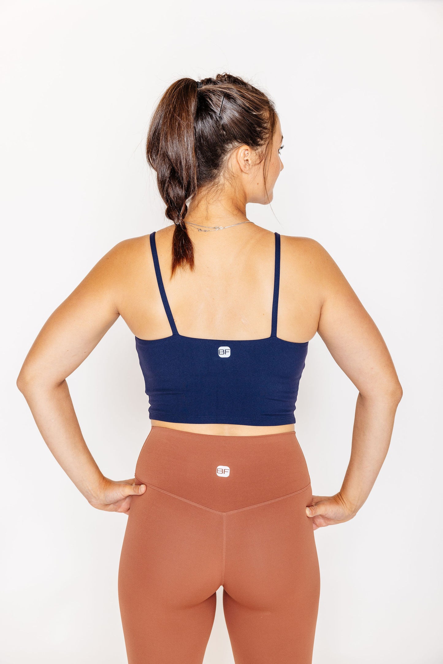 Camisole crop avec soutien intégré MOVE IT - Navy