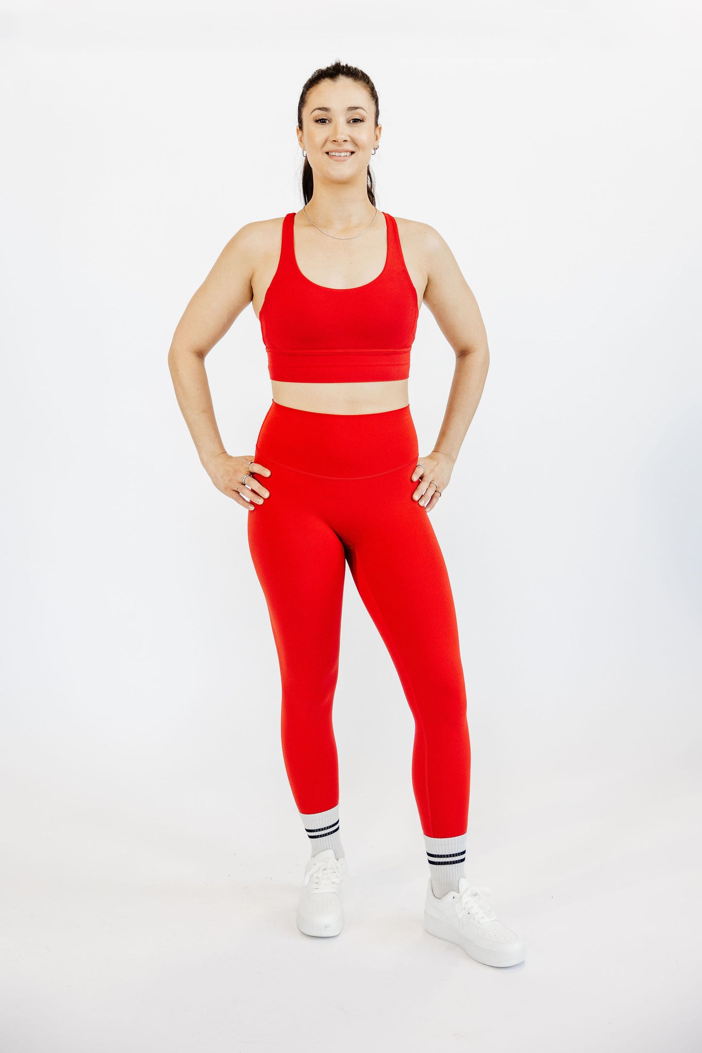 Legging BUILD FOR HER - Rouge
