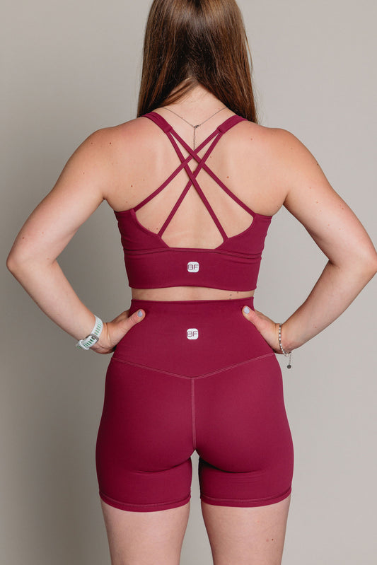 Soutien-Gorge Sport RIDER - Cranberry
