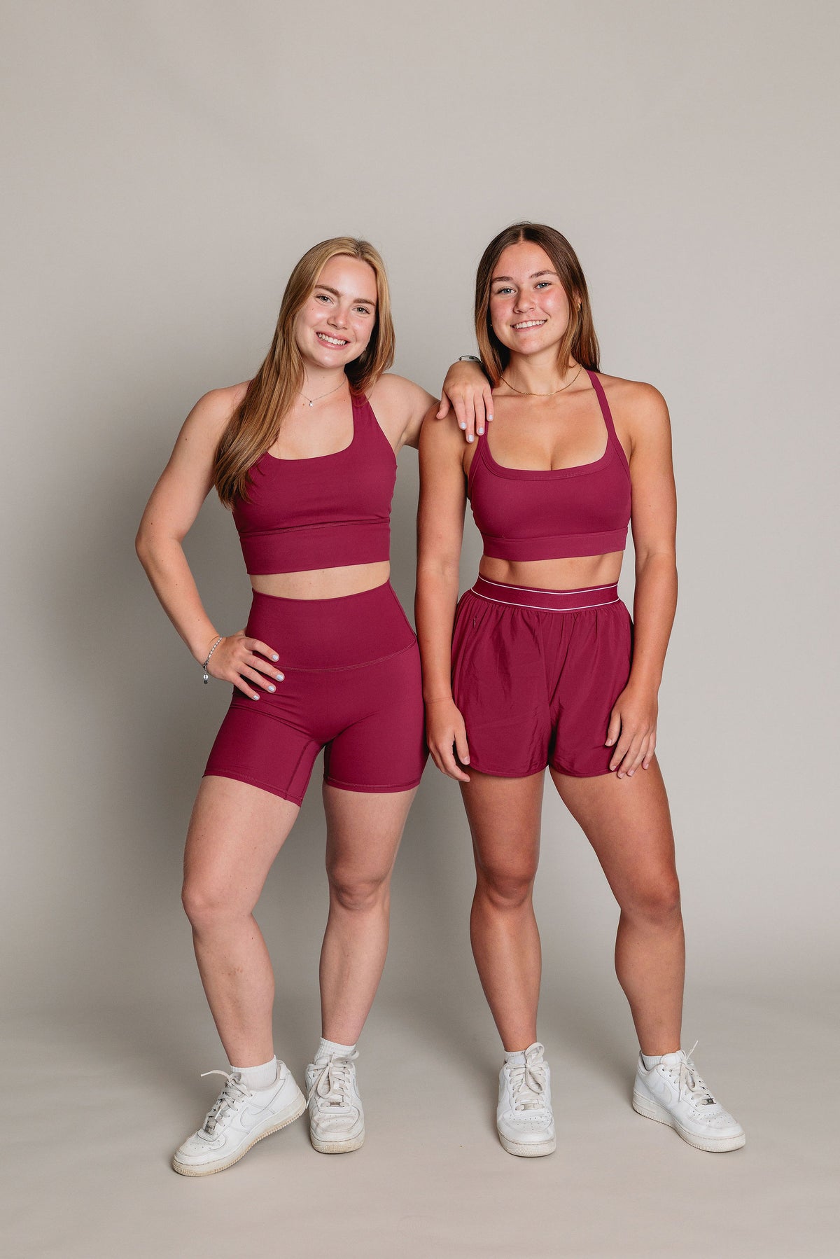 Soutien-Gorge Sport HYBRID - Cranberry
