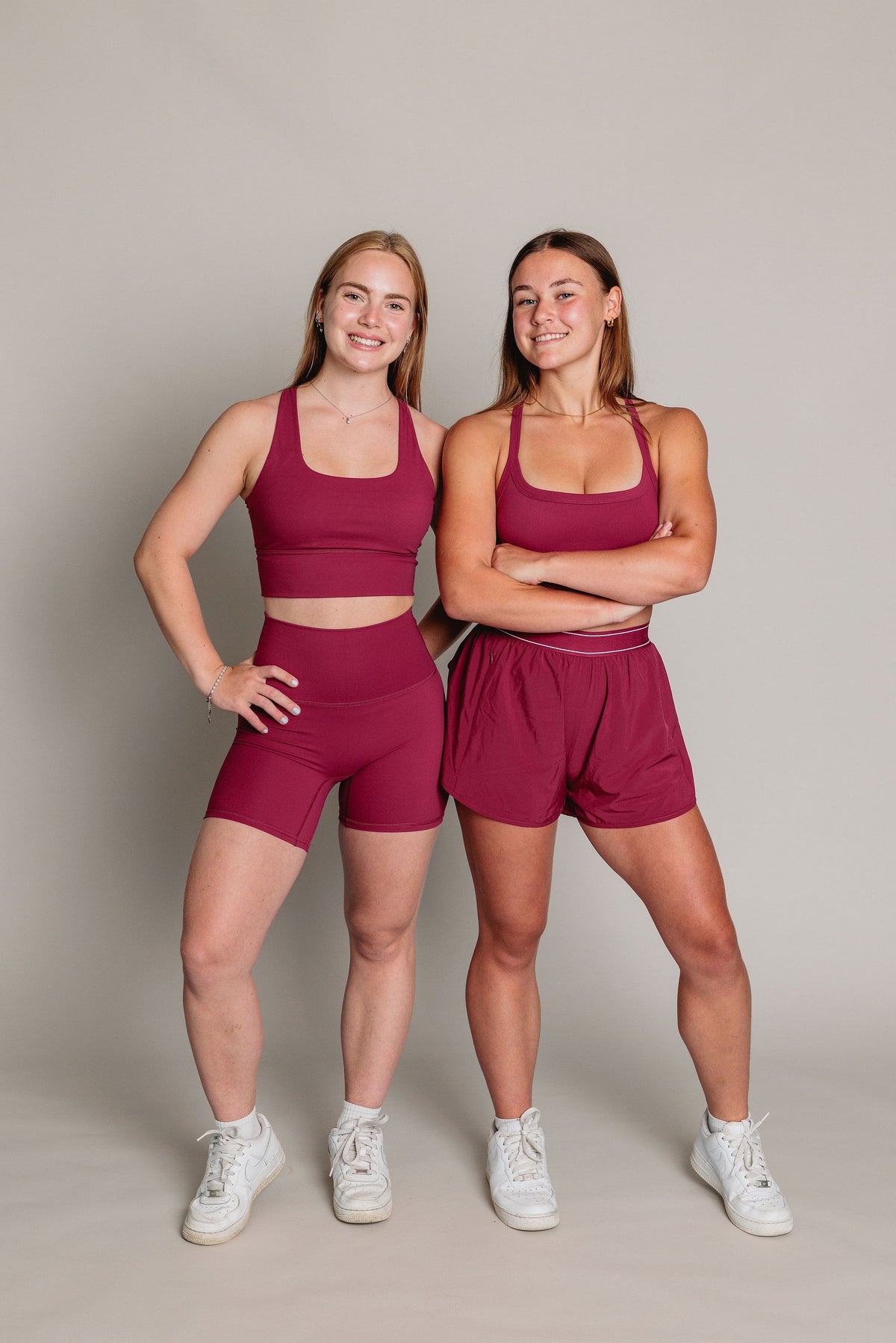 Soutien-Gorge Sport HYBRID - Cranberry