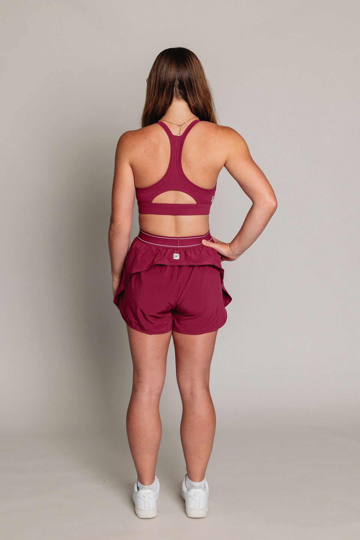 Short de course HYBRID - Cranberry