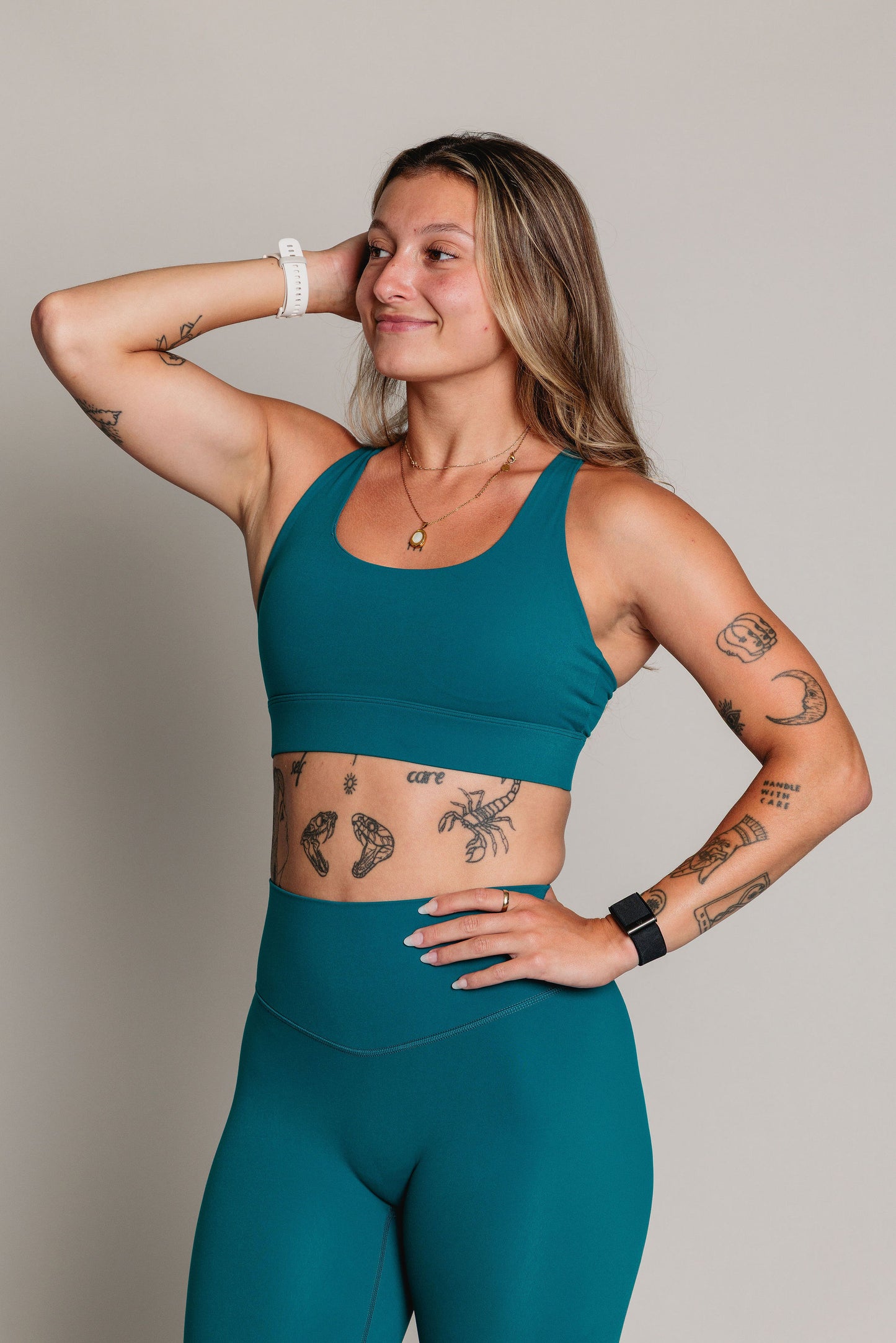 Soutien-Gorge Sport ELEVATE Cross - Sarcelle