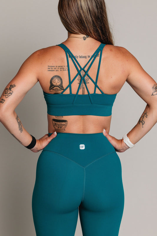 Soutien-Gorge Sport ELEVATE Cross - Sarcelle