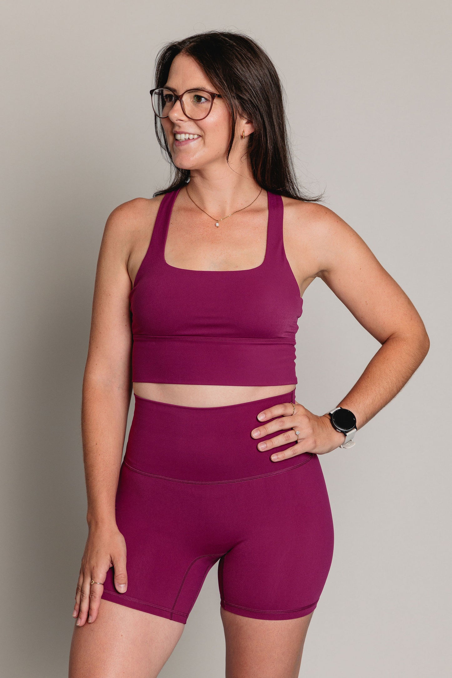 Soutien-Gorge Sport ELEVATE X - Prune