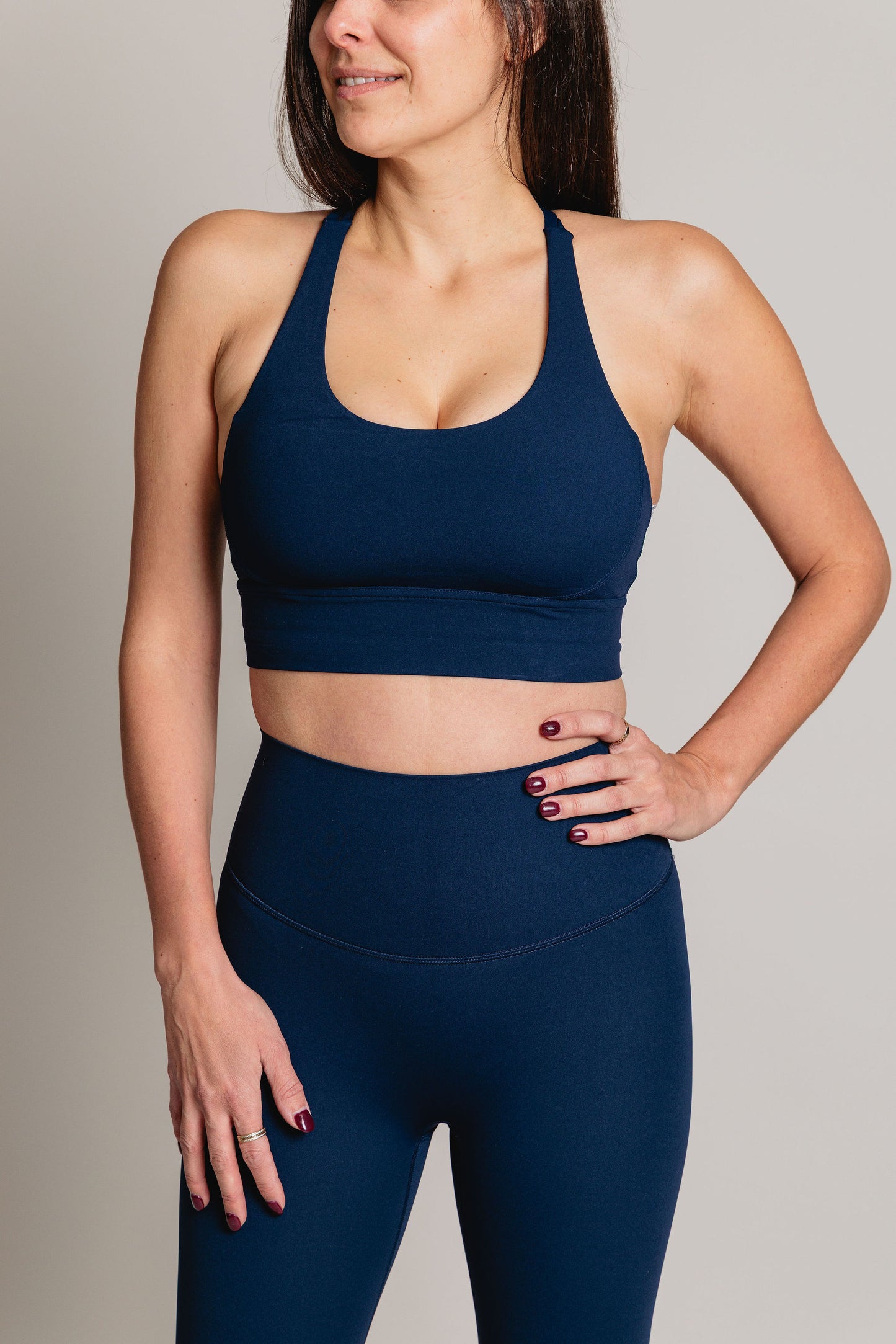 Soutien-Gorge Sport LA ELLEVA - Bleu Minuit
