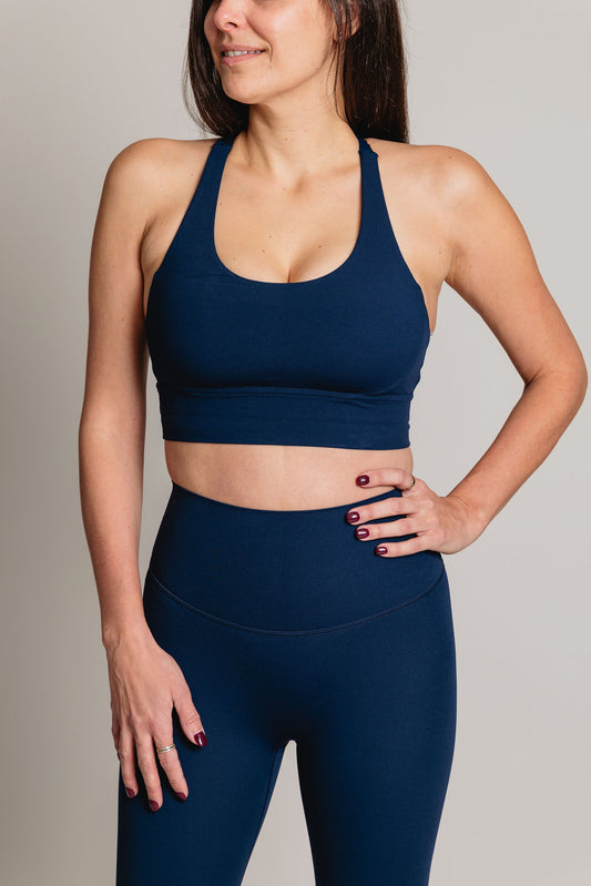 Soutien-Gorge Sport LA ELLEVA - Bleu Minuit