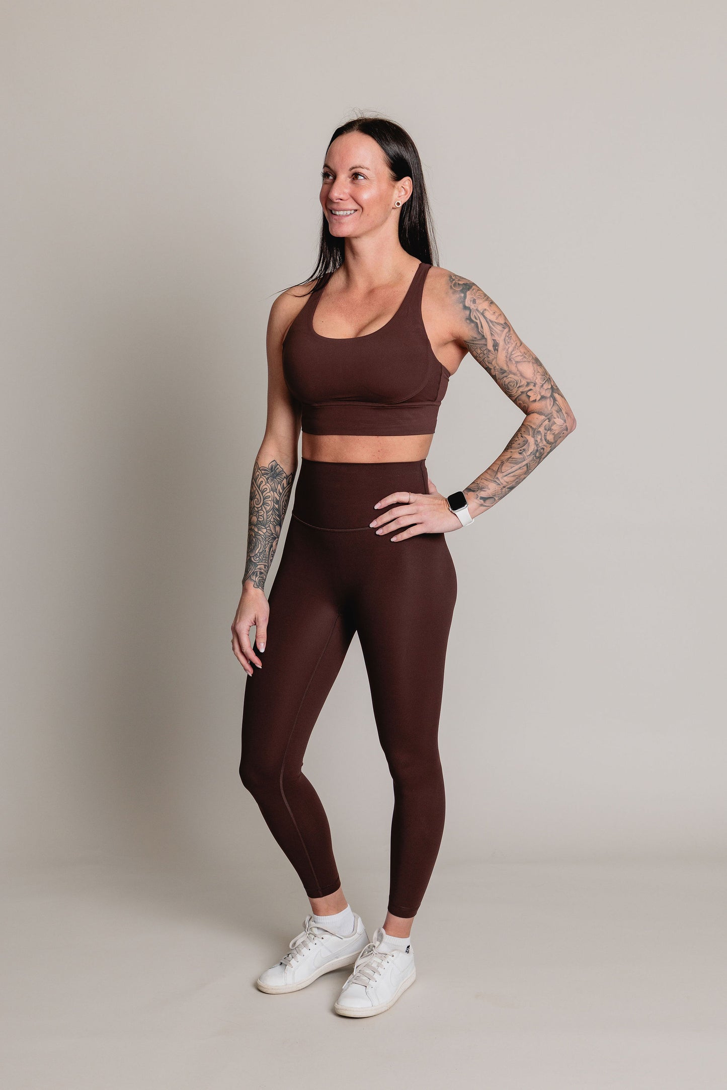 Soutien-Gorge Sport LA ELLEVA - Chocolat