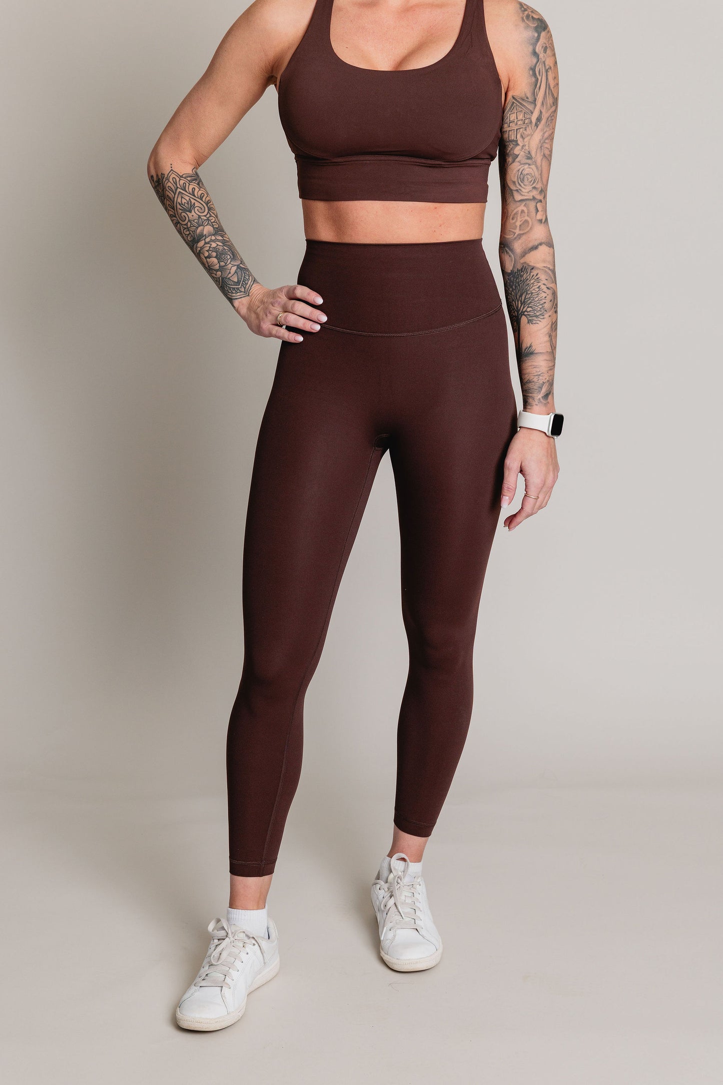 Legging BUILD FOR HER - Chocolat