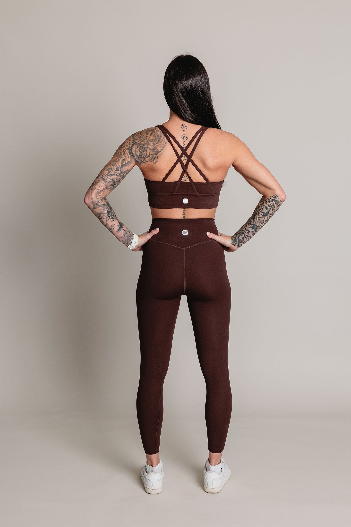 Legging BUILD FOR HER - Chocolat