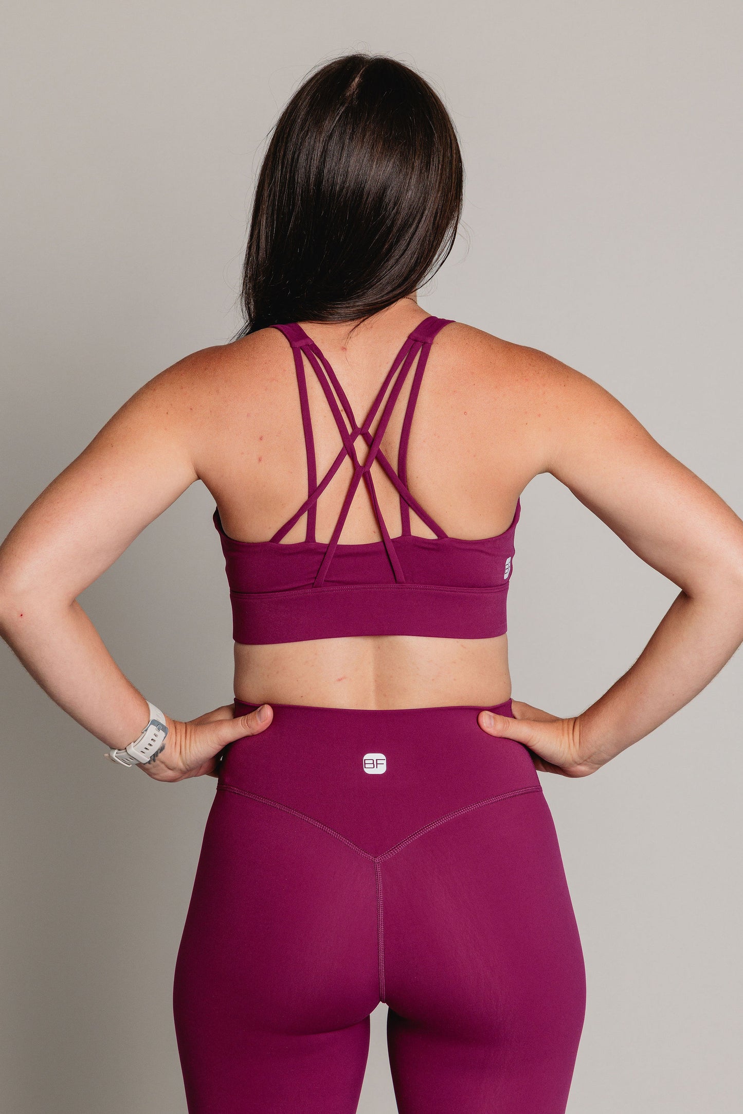 Soutien-Gorge Sport ELEVATE Cross - Prune