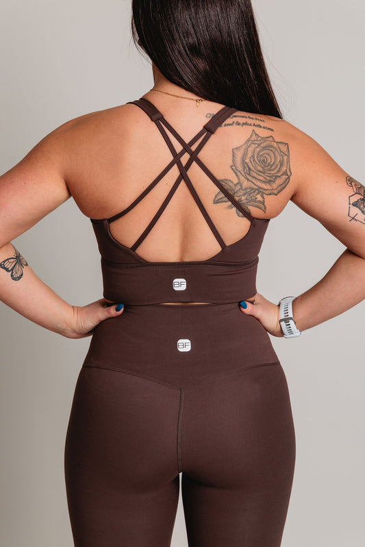 Soutien-Gorge Sport RIDER - Cacao