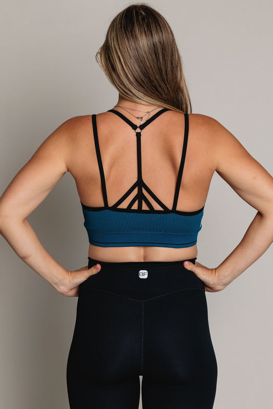 Soutien Gorge de Sport IMPULSE - Bleu Horizon