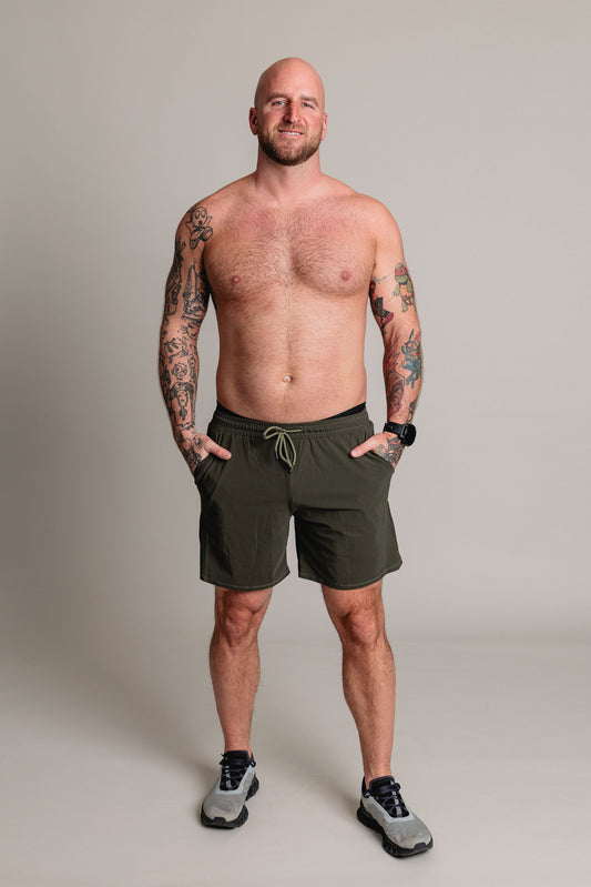 BF HIM - MOVEX Performance Short - Vert Forêt