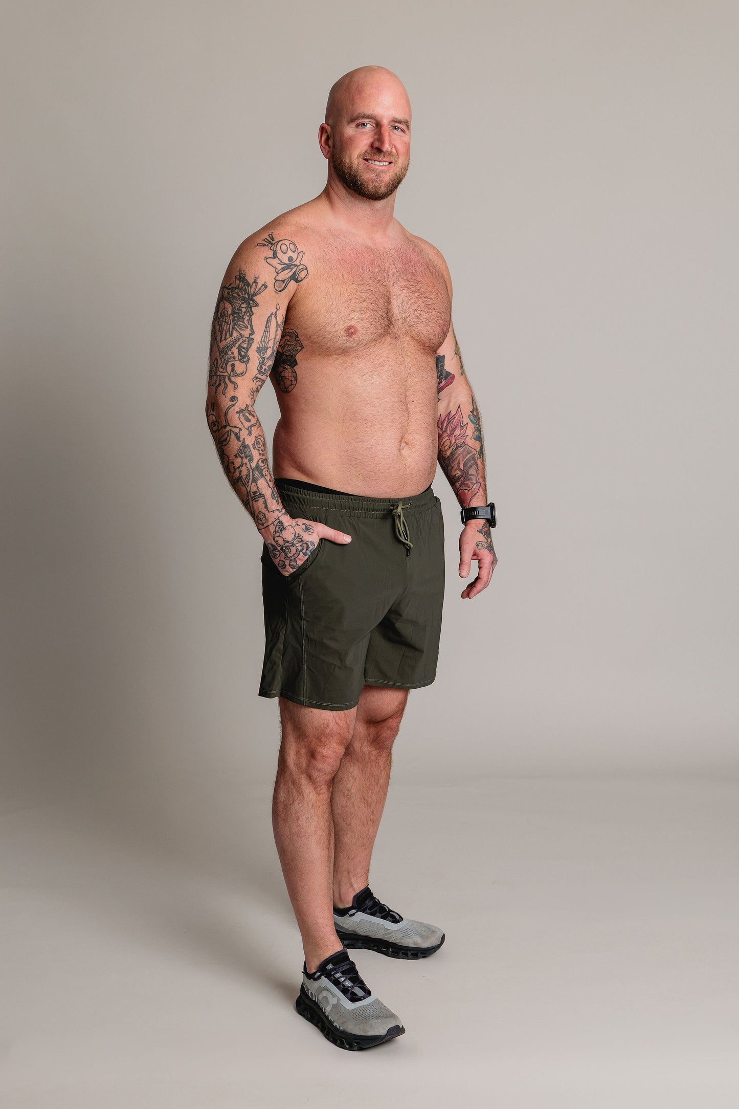 BF HIM - MOVEX Performance Short - Vert Forêt