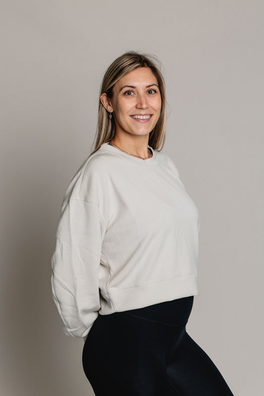 Chandail manches longues BLAZE - Creme
