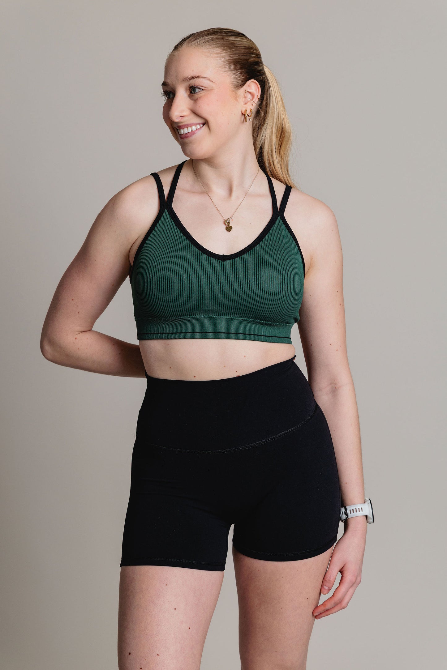 Soutien Gorge de Sport IMPULSE - Vert Urbain