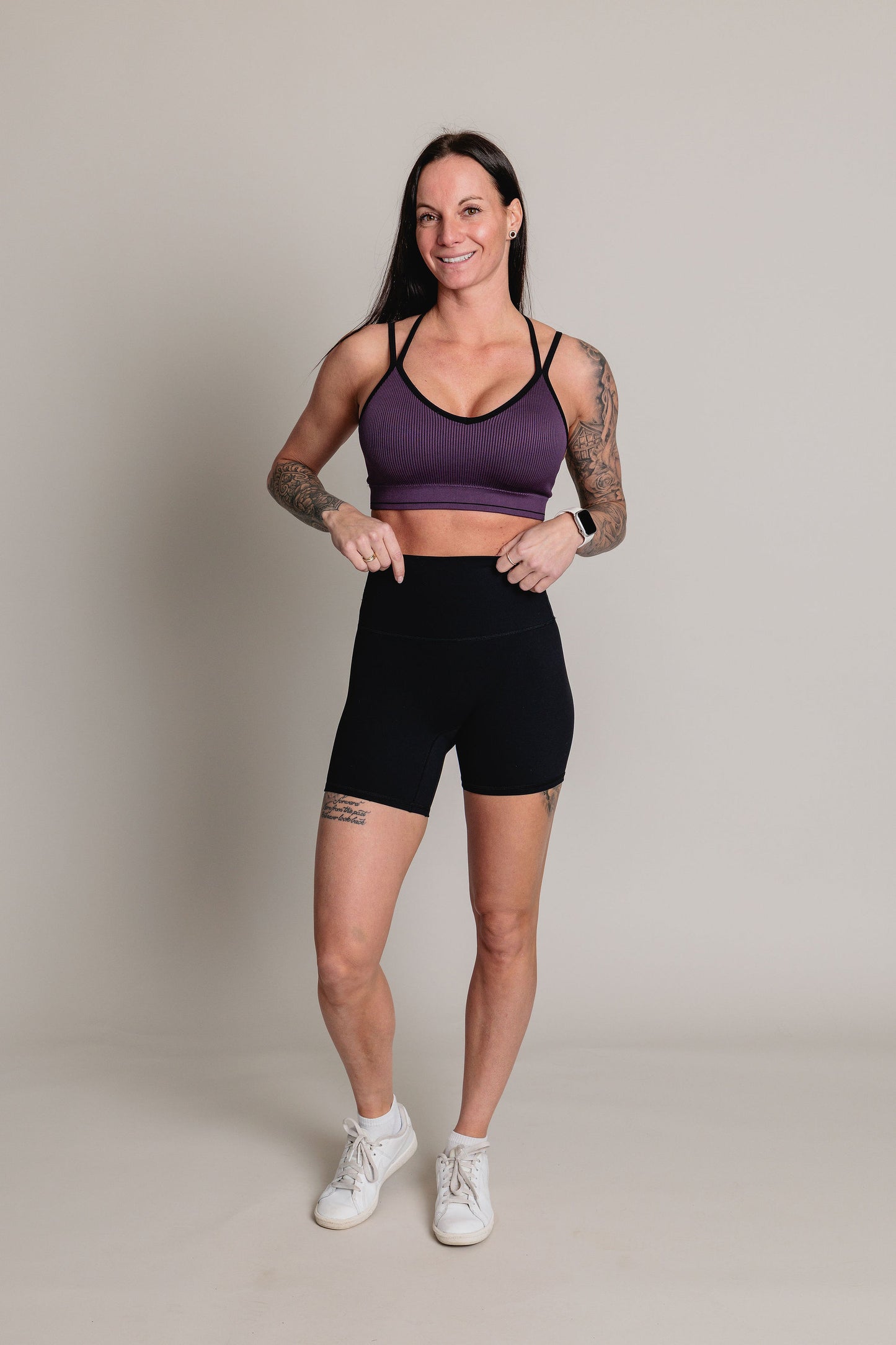 Soutien Gorge de Sport IMPULSE - Prune