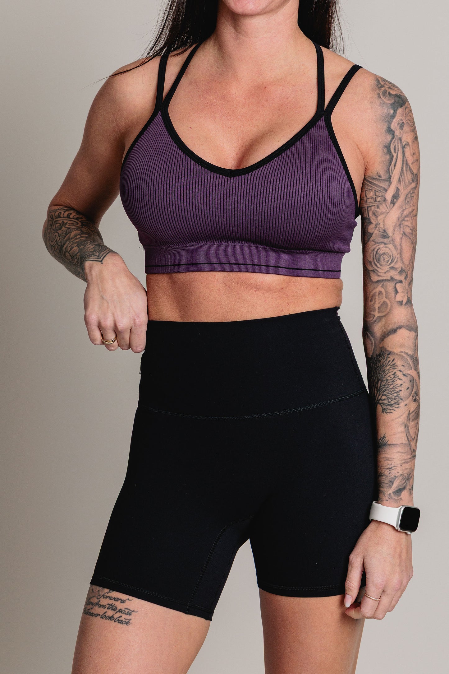 Soutien Gorge de Sport IMPULSE - Prune