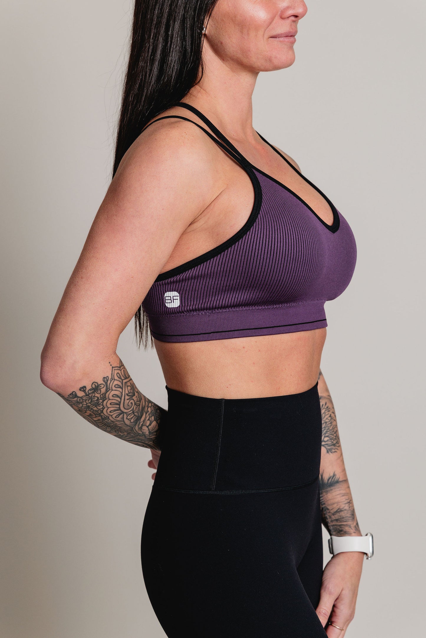 Soutien Gorge de Sport IMPULSE - Prune