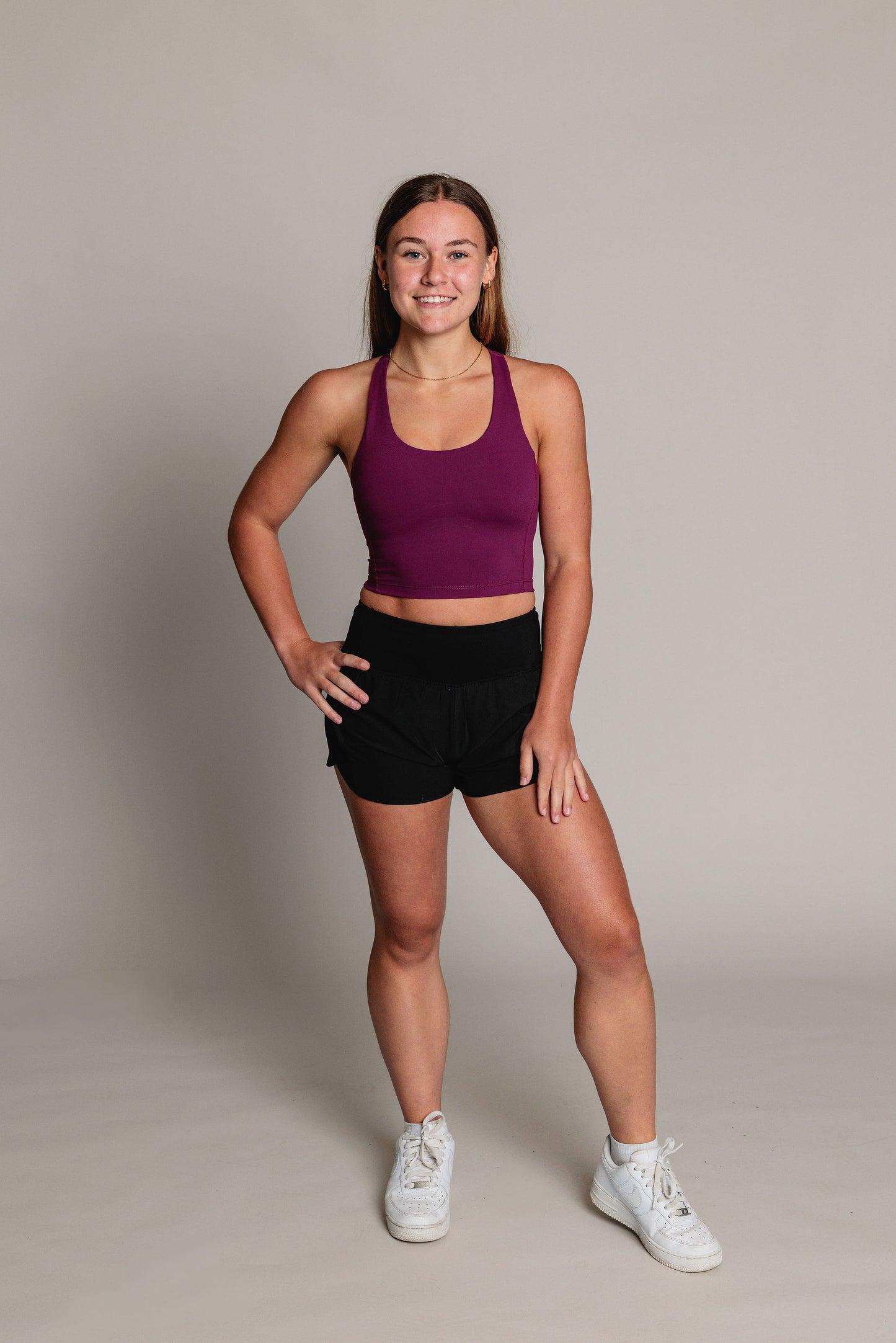 Soutien-Gorge Sport SCULPT - Prune