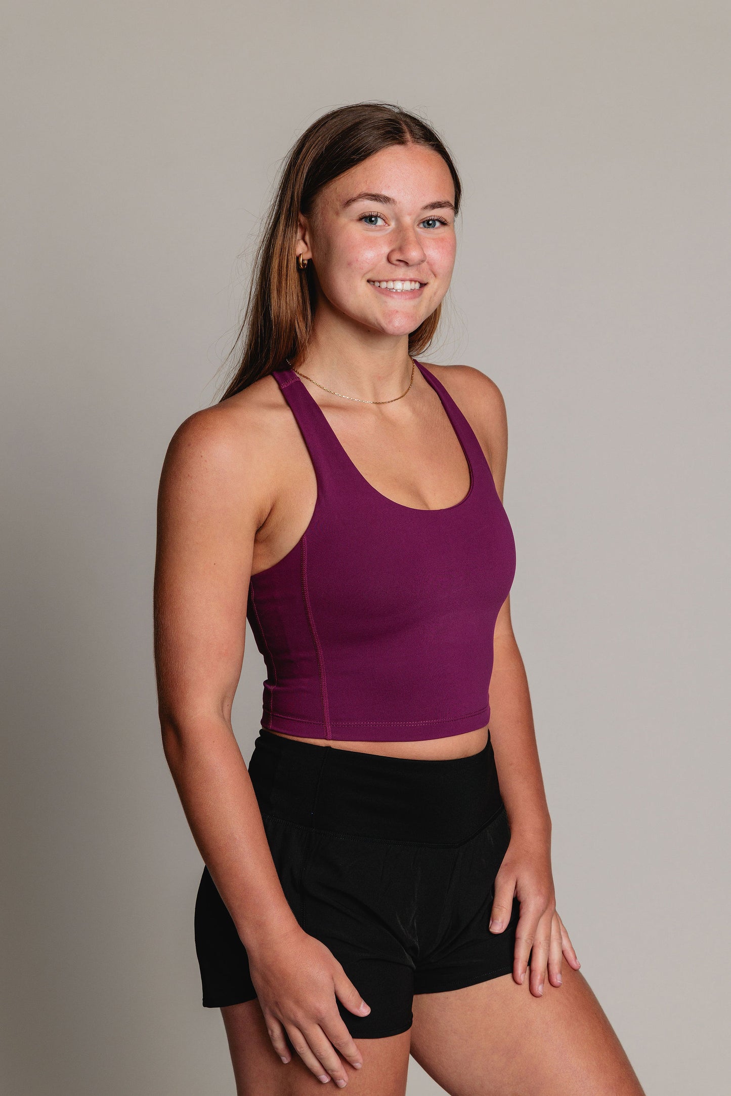 Soutien-Gorge Sport SCULPT - Prune