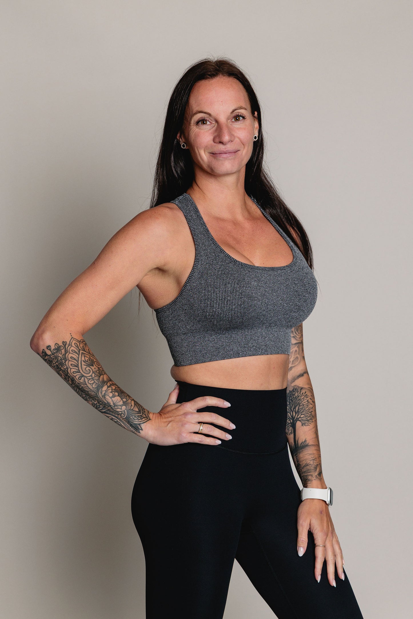 Soutien-Gorge Sport FLOW - Gris Graphite