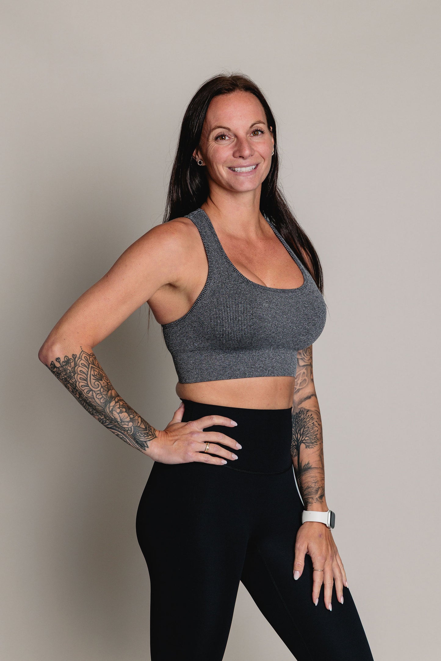 Soutien-Gorge Sport FLOW - Gris Graphite