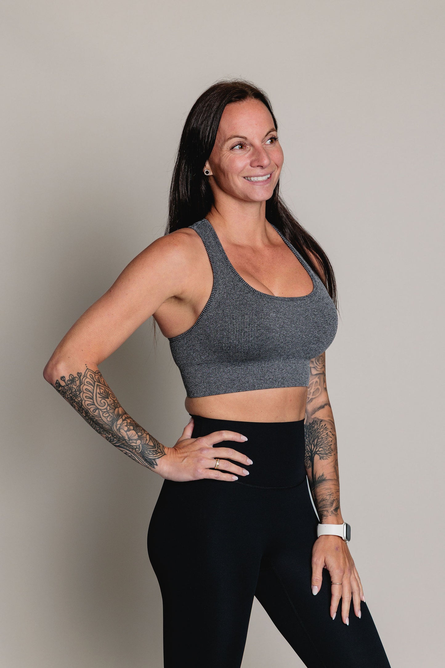 Soutien-Gorge Sport FLOW - Gris Graphite